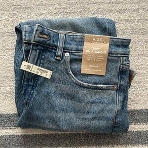 NWT Madewell Curvy '90s Straight Jean